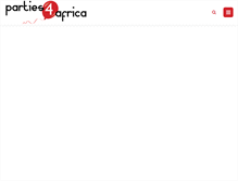 Tablet Screenshot of parties4africa.co.za